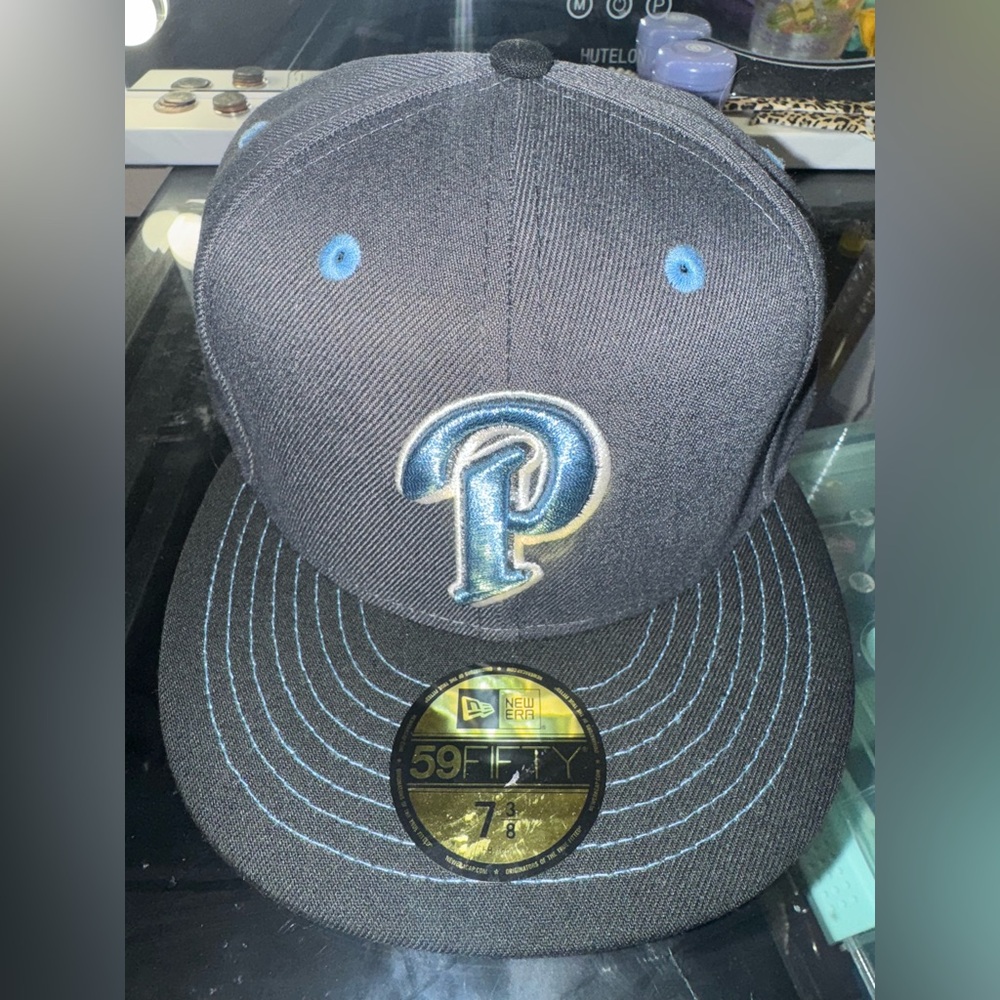 San Diego Padres New Era Dark Grey Blue Ice Cap NWT Size 7 3/8